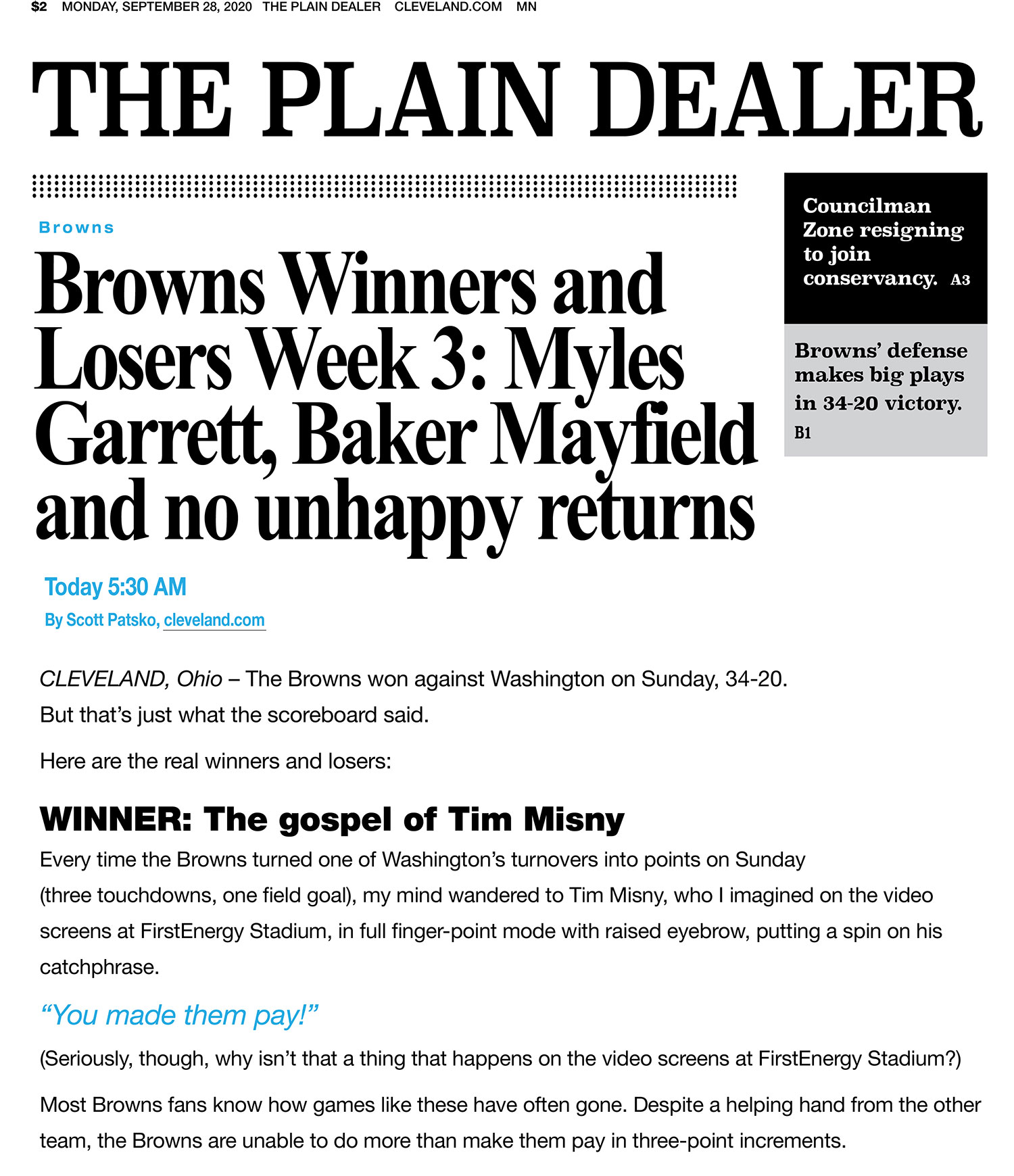 Tims-PD-Front-Page
